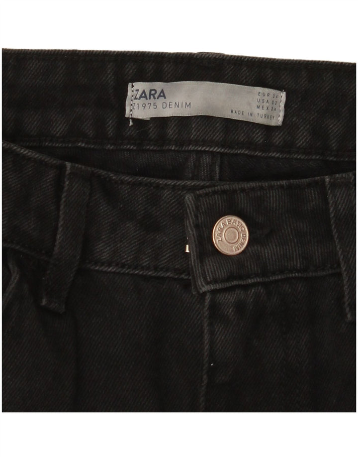ZARA Jean fuselé pour femme EU 34 2XS W24 L28 Noir
