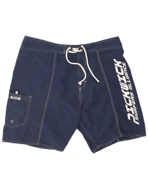 Pickwick Short de Bain Graphique Homme XL Bleu Marine Nylon