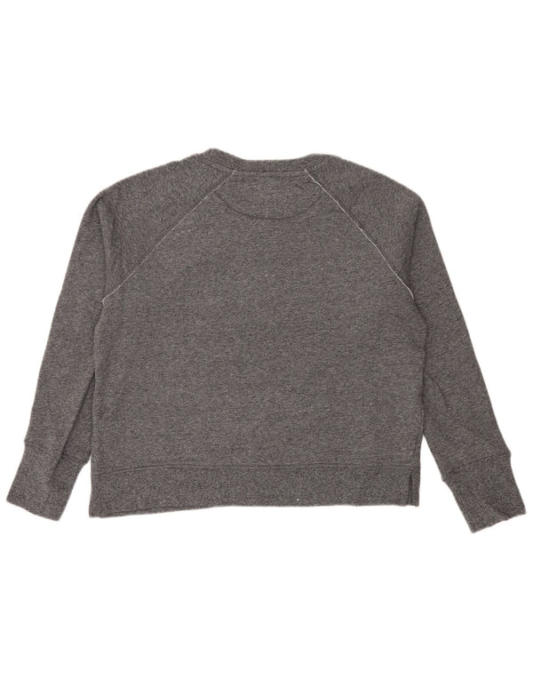 CALVIN KLEIN Sweat-shirt Performance pour femme UK 14 Gris moyen