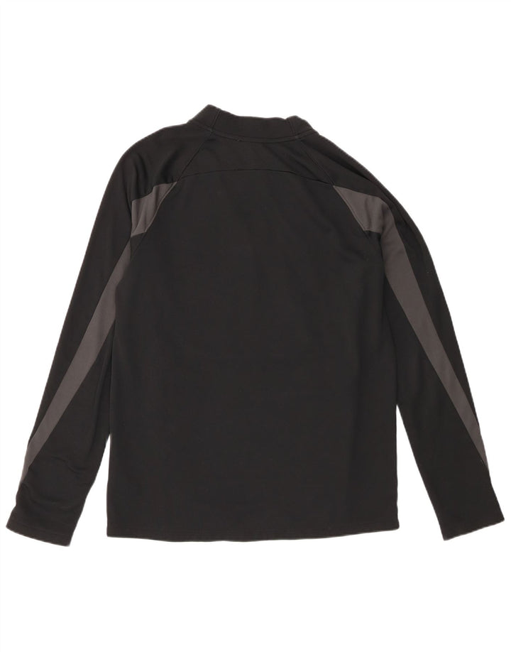 Haut de survêtement Nike Therma-Fit pour homme, color block, noir moyen