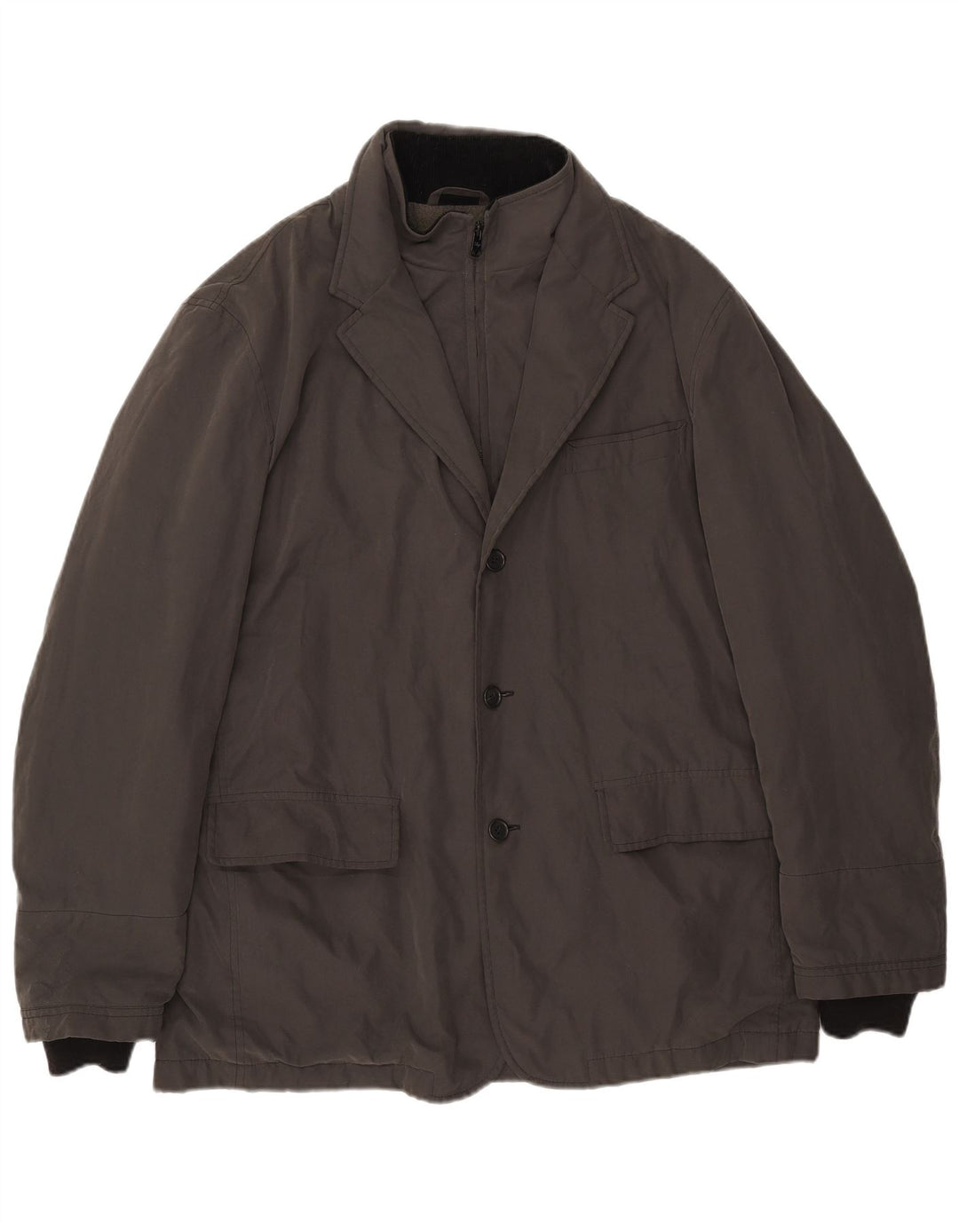 Fay Veste coupe-vent pour homme UK 42 XL Gris Polyester