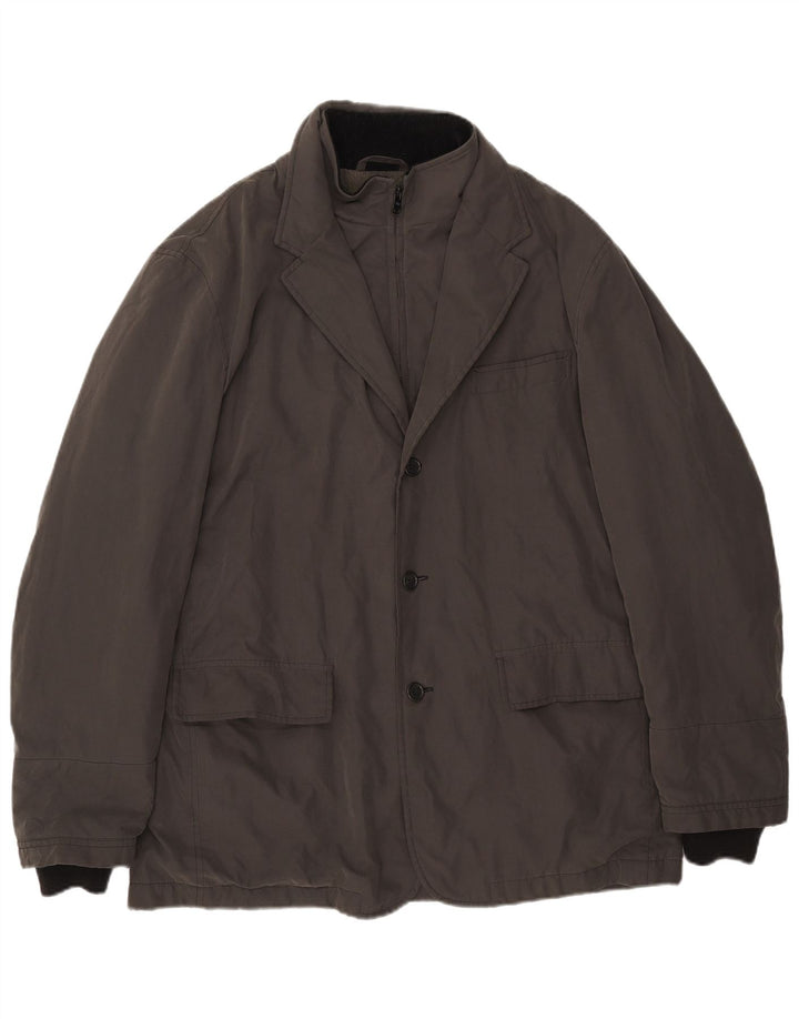 Fay Veste coupe-vent pour homme UK 42 XL Gris Polyester