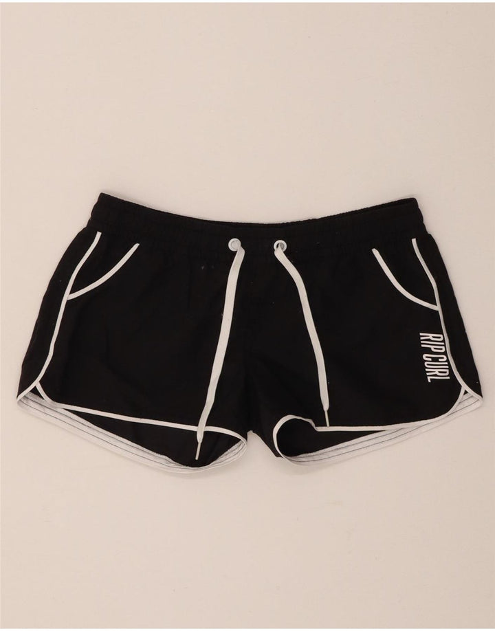 Rip Curl Short de sport pour femme UK 8 Small Noir