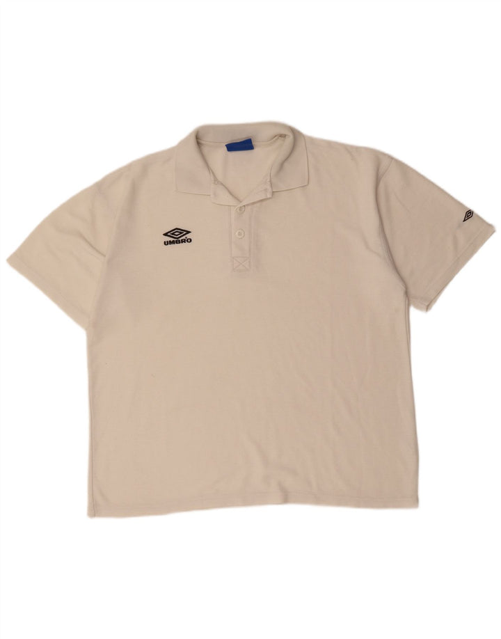 UMBRO Polo Homme XL Blanc Coton