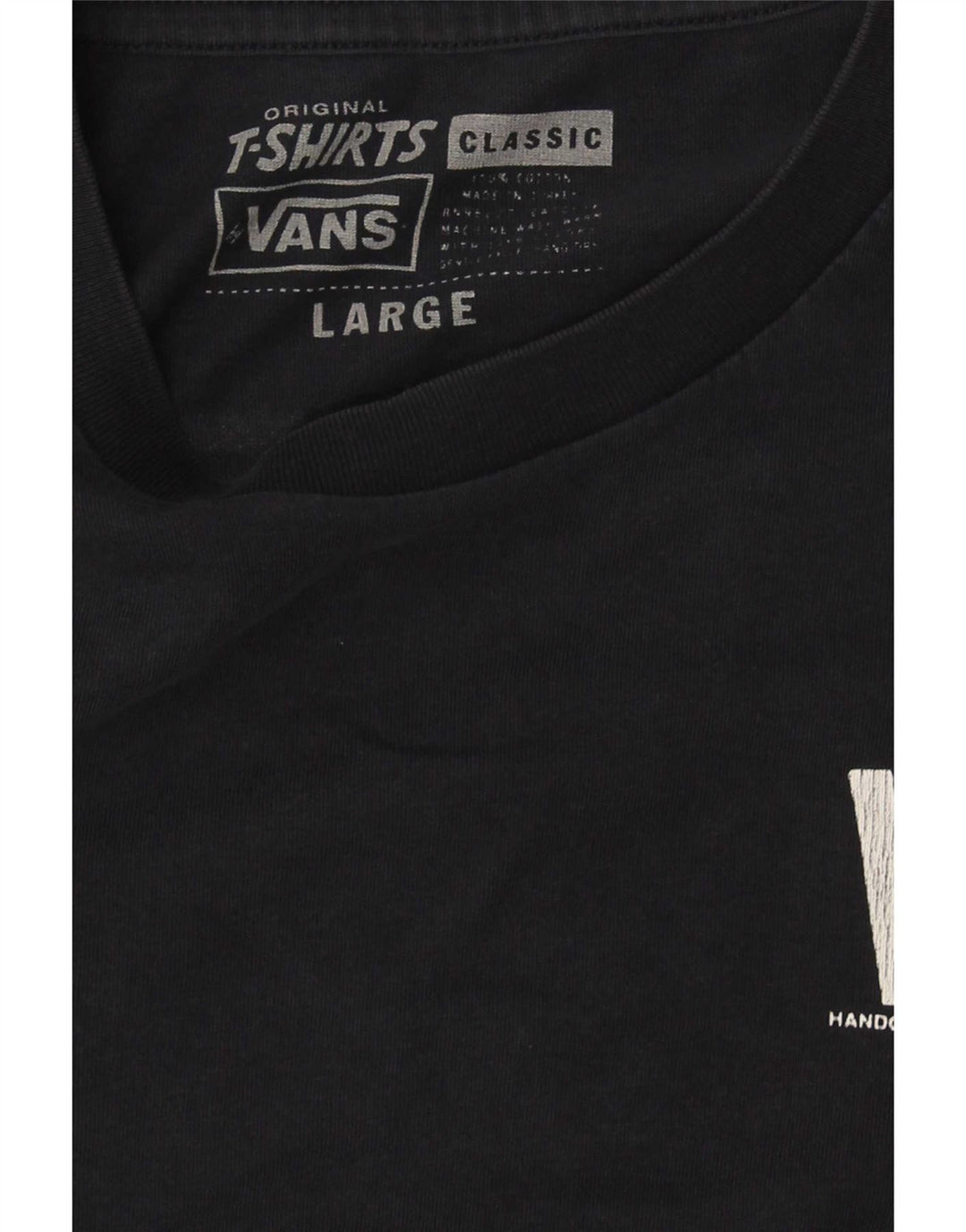 Vans T-shirt graphique pour hommes, grand, bleu marine, coton