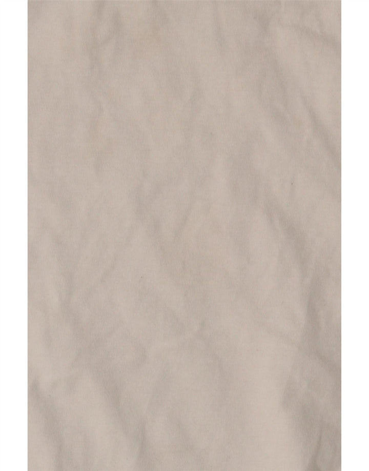 ELLESSE Haut graphique à manches longues pour homme en coton color block blanc moyen