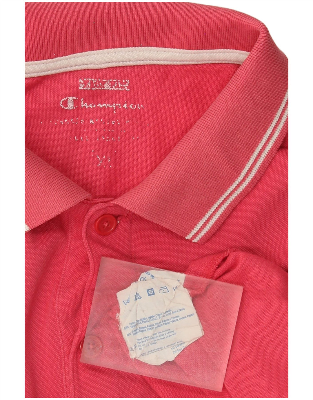 Champion Polo Homme XL Rose Coton