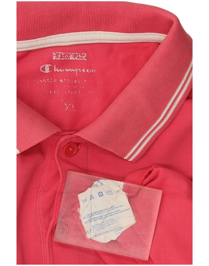 Champion Polo Homme XL Rose Coton