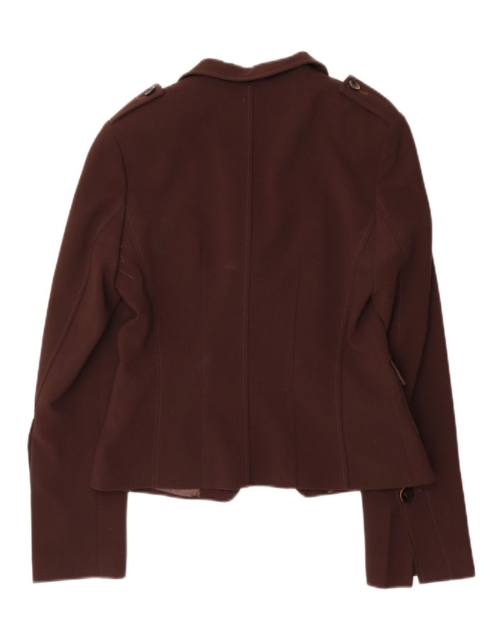 Rosner Veste Blazer Militaire à 2 Boutons pour Homme EU 36 Petit Marron Polyester