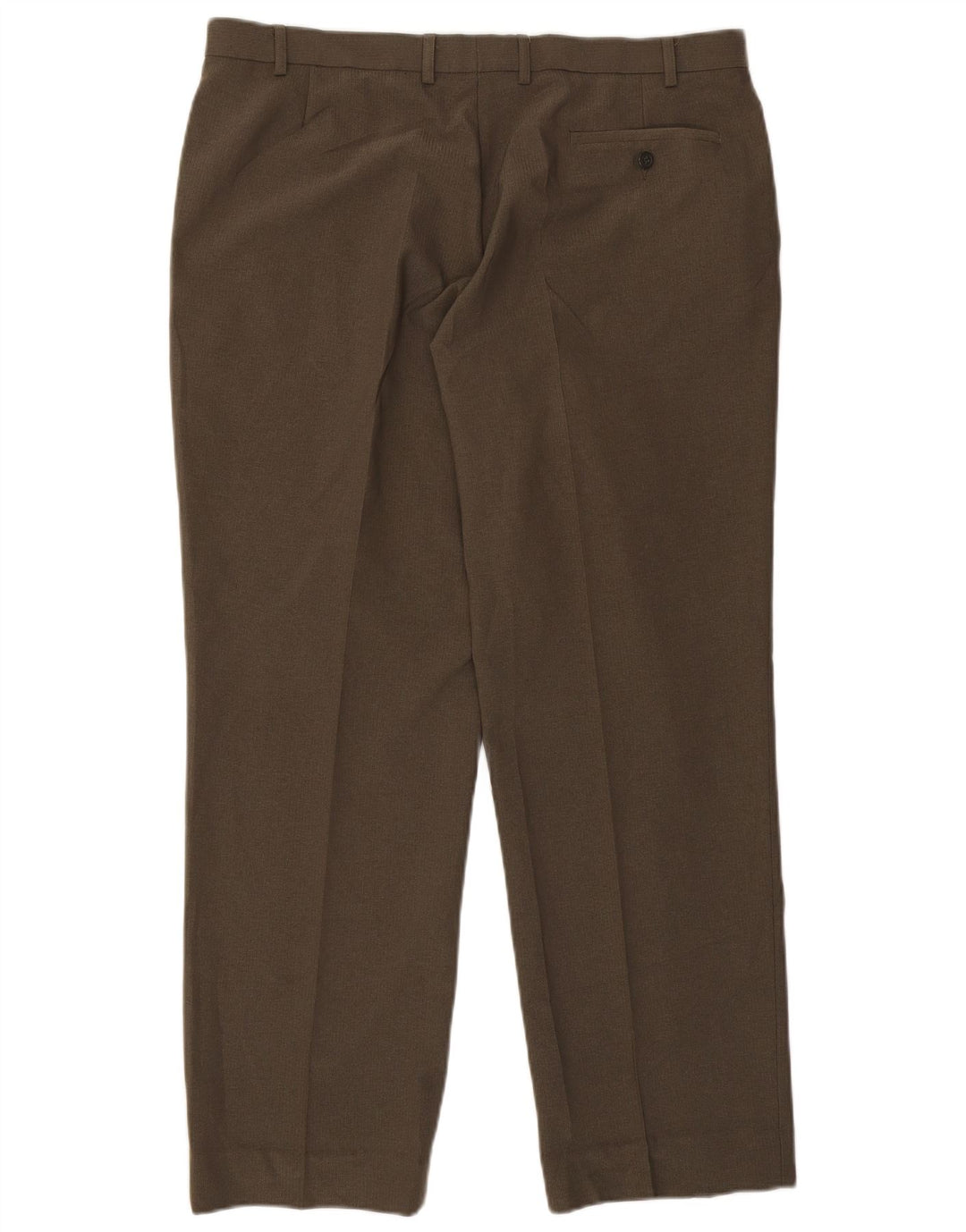 Marks & Spencer Pantalon de costume droit pour homme W40 L30 Kaki