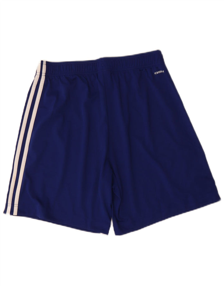 Adidas Short de sport Aeroready pour hommes, grand bleu, polyester