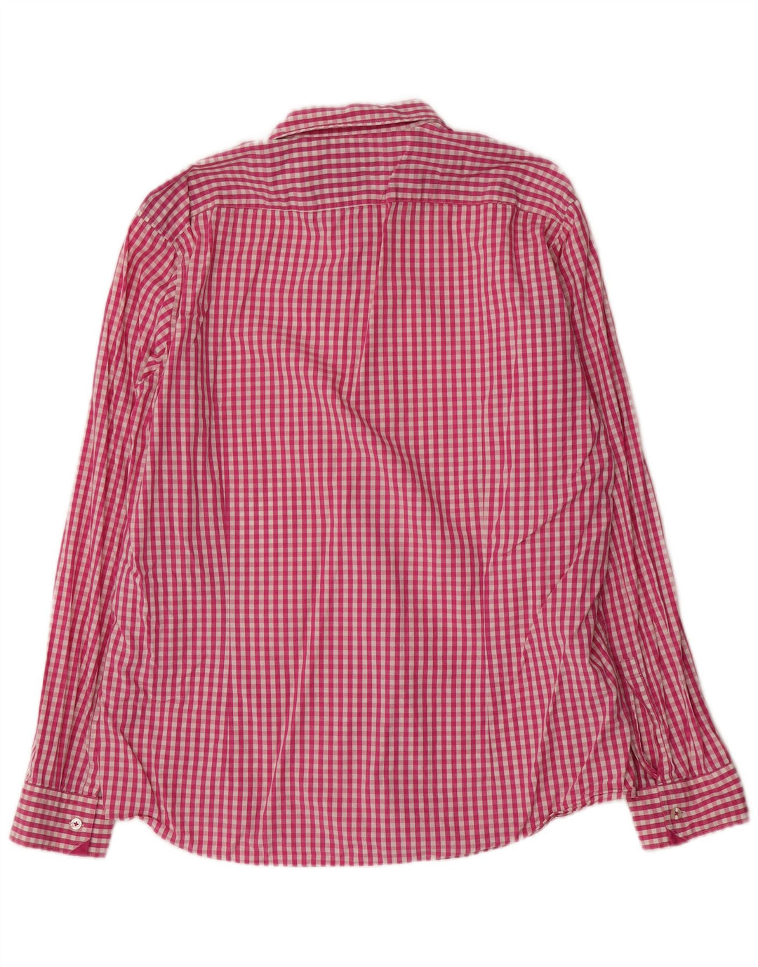 Hugo Boss Chemise Regular Fit XL en coton vichy rose