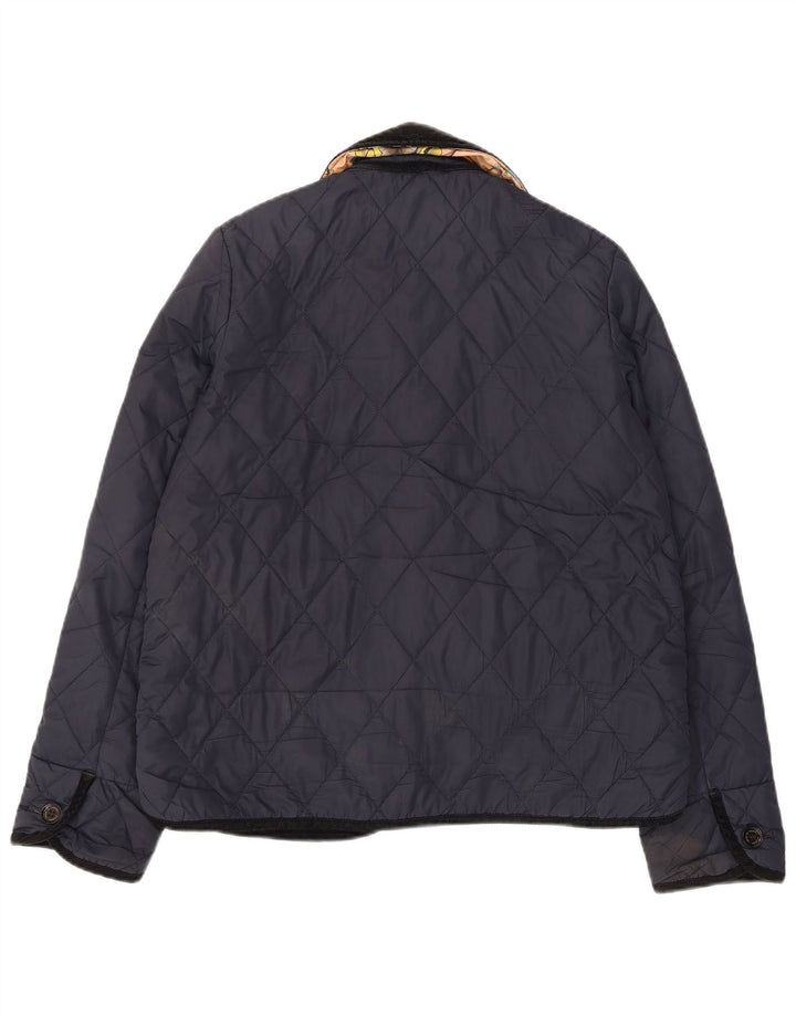Barbour Veste matelassée pour femme UK 12 Bleu marine moyen