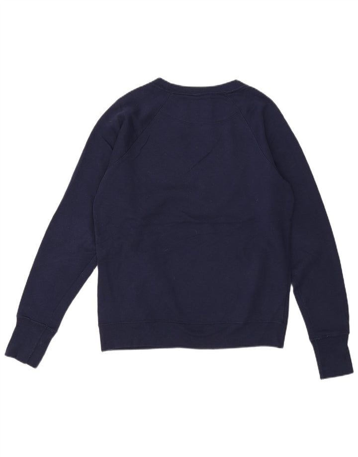Champion Sweat-shirt surdimensionné graphique pour femme UK 10 Small Bleu marine