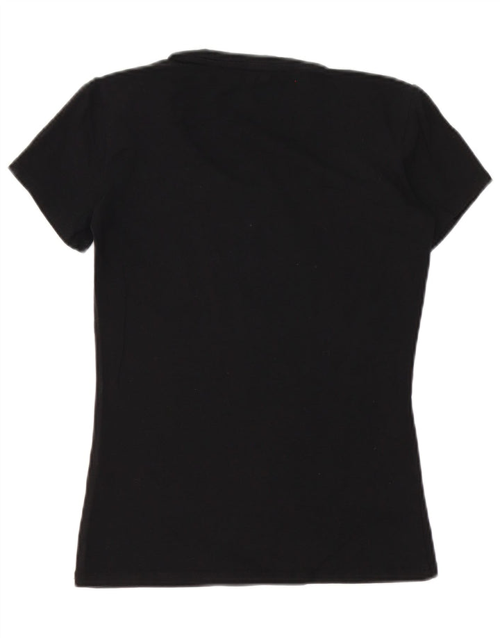 Guess T-shirt graphique pour femme UK 10 Small Noir