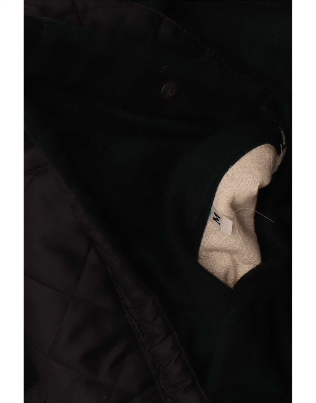 gilet matelassé vintage pour hommes UK 38 Moyen Noir