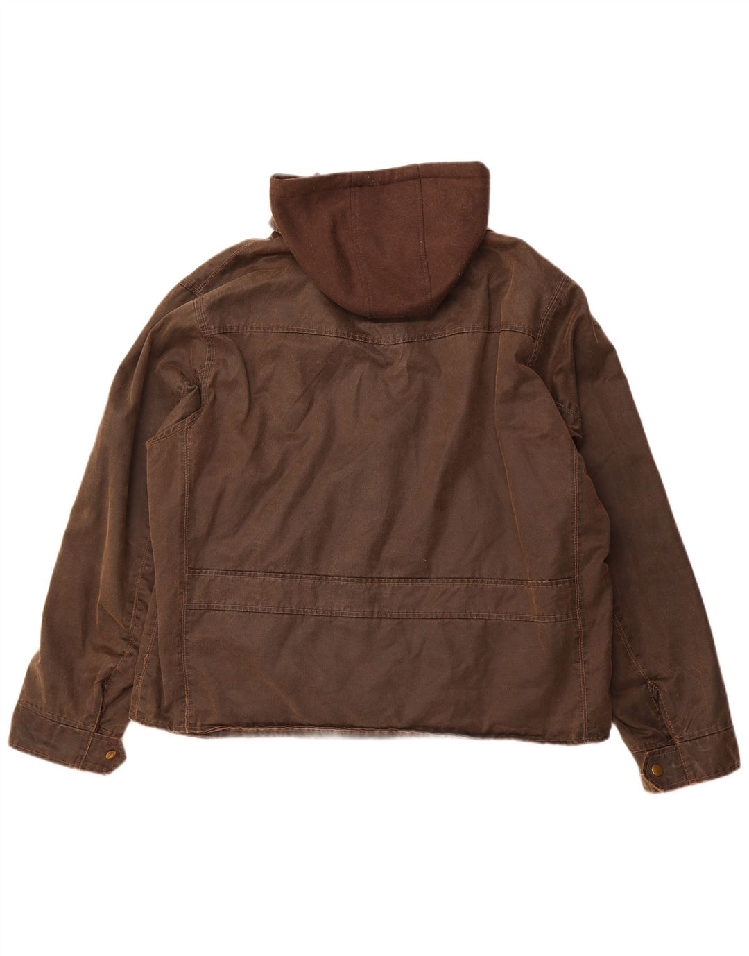 HARD ROCK CAFE Veste cirée à capuche London pour homme UK 44 2XL Coton marron