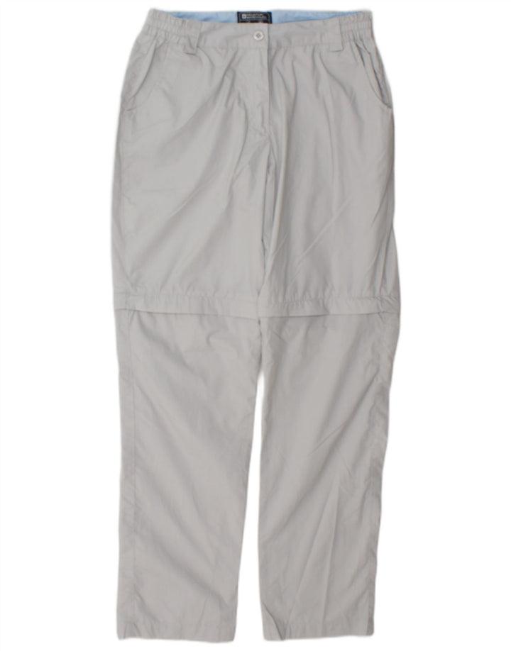 Mountain Warehouse Pantalon Chino Femme UK 8 Small W27 L30 Gris Polyester