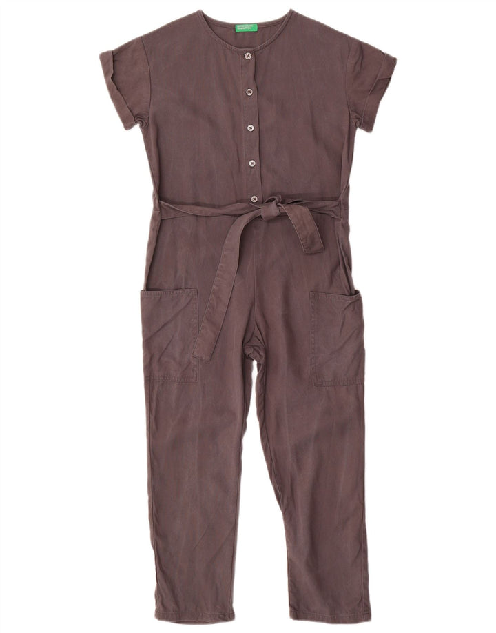 Benetton Combinaison Fille 7-8 ans Gris Moyen Lyocell