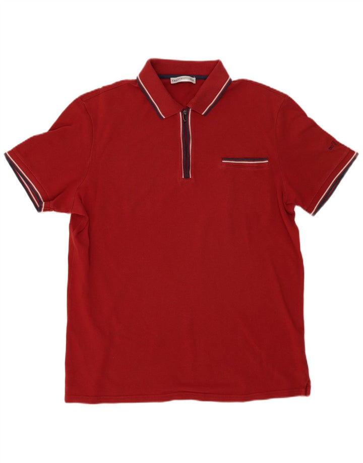 Trussardi Polo Homme 2XL Rouge Rayé
