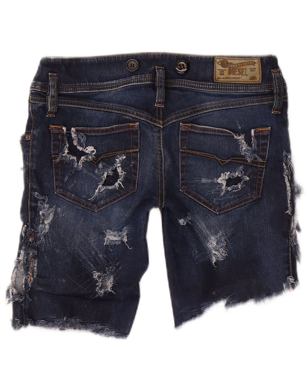 Short Diesel Femme Matic Skinny Slim W28 Bleu Marine Moyen Coton