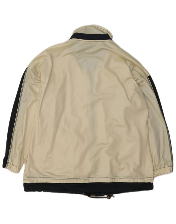 Diadora Veste de survêtement coupe ample pour homme UK 34 XS Blanc cassé Colourblock