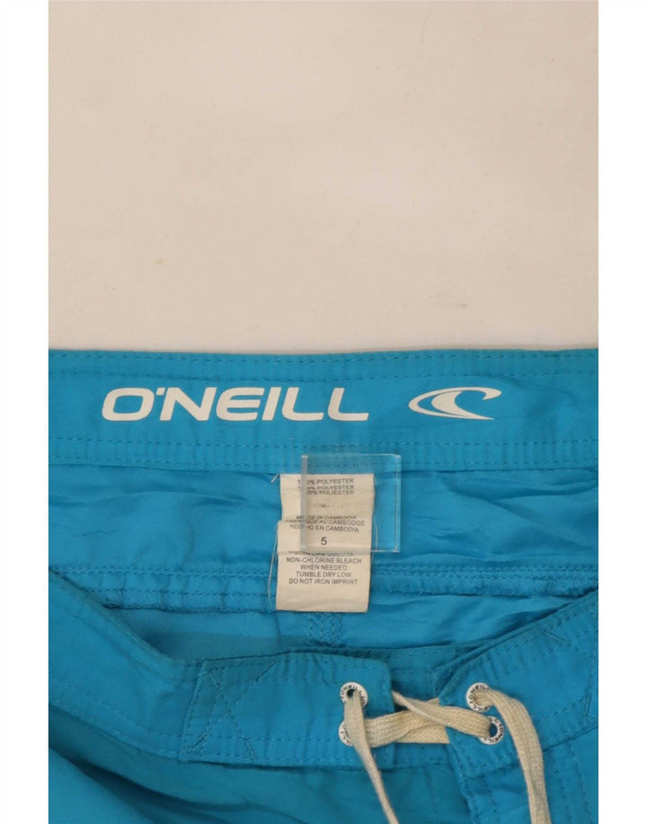 O'Neill Short de bain graphique pour femme US 5 Small Bleu Polyester