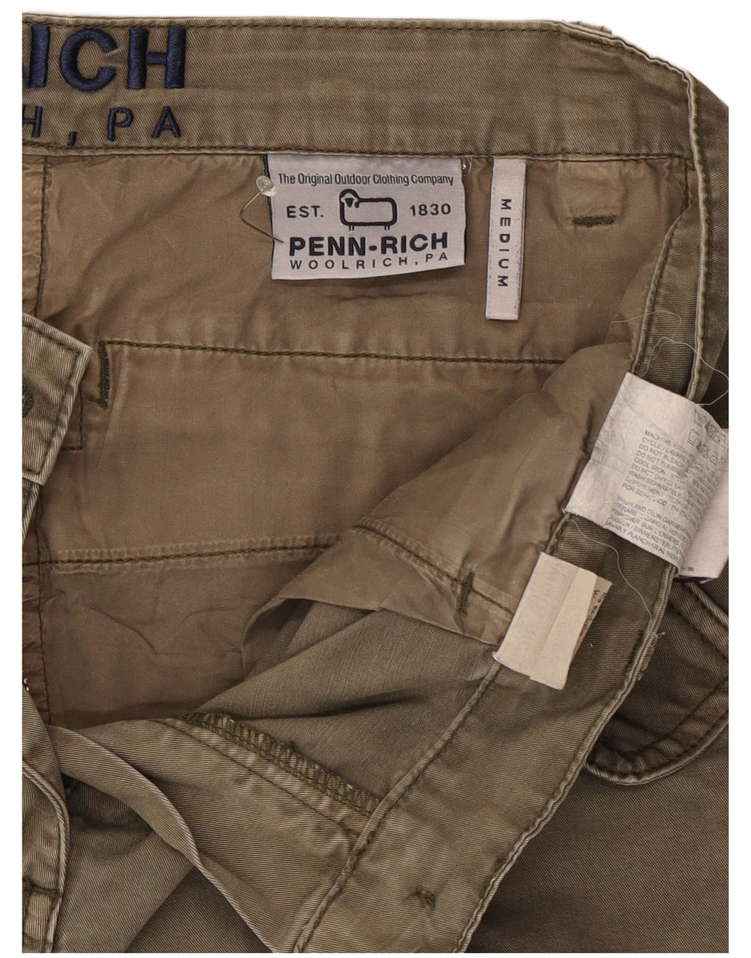 Penn-rich Pantalon de jogging pour homme Medium W30 L30 Kaki Coton