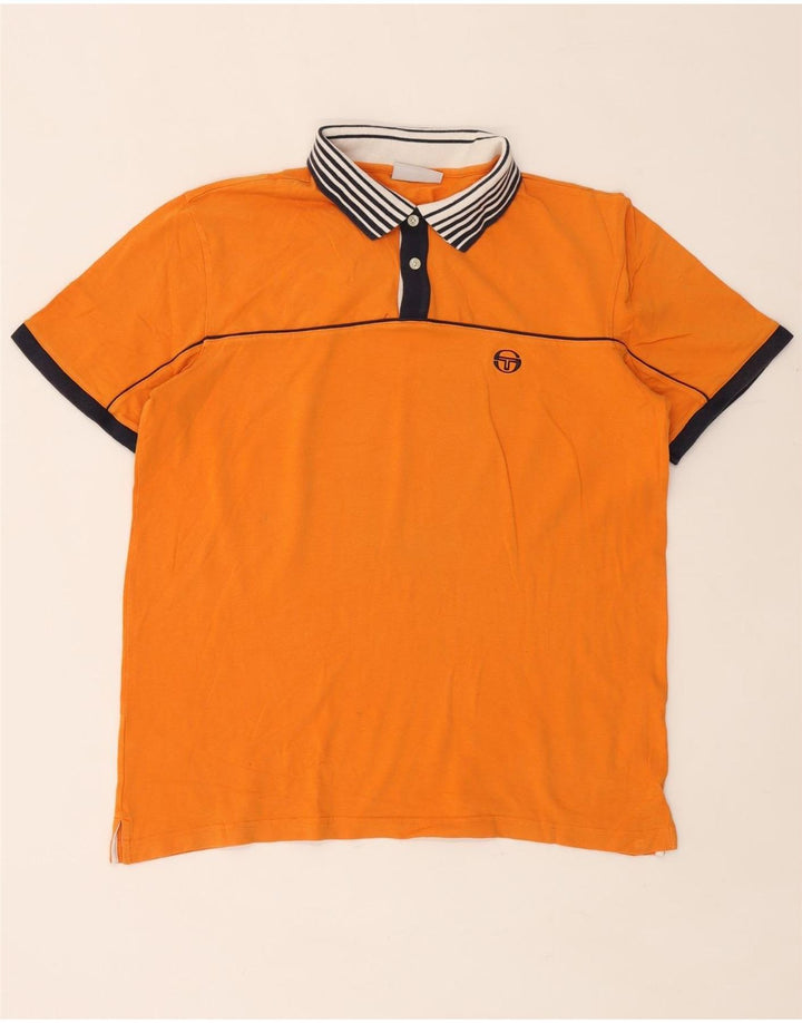 Sergio Tacchini Polo Homme Orange Moyen