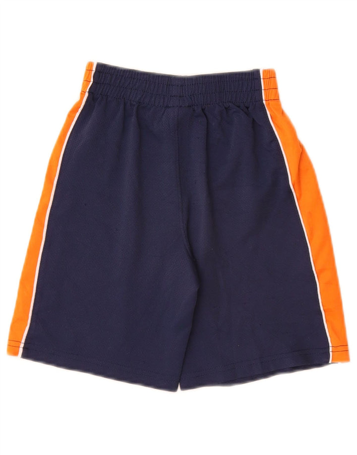 Puma Short de sport pour femme US 6 en polyester color block bleu marine moyen