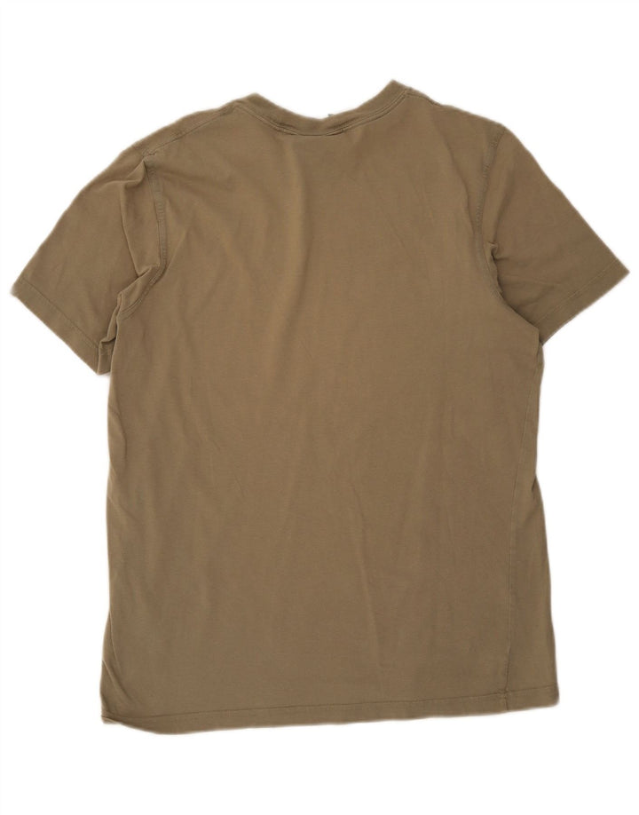 Adidas T-Shirt Graphique Homme Kaki Moyen Coton