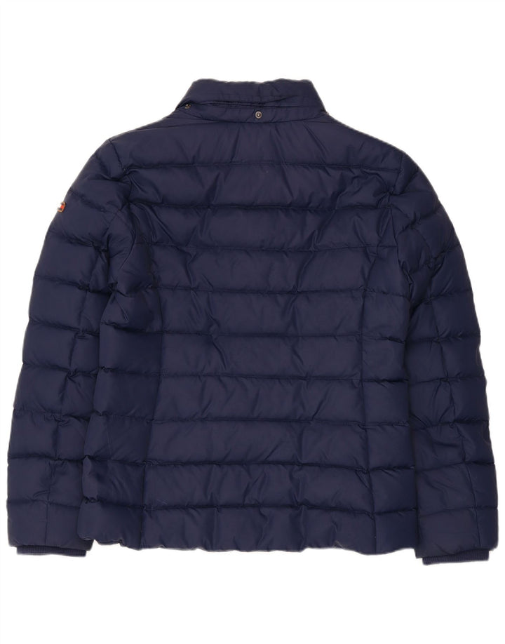 Tommy Hilfiger Veste matelassée pour femme UK 16 Large Bleu marine Polyester