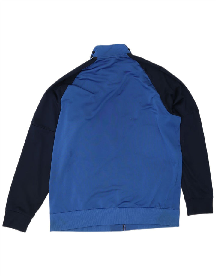Adidas Veste de survêtement pour homme Large Bleu Colorblock Polyester