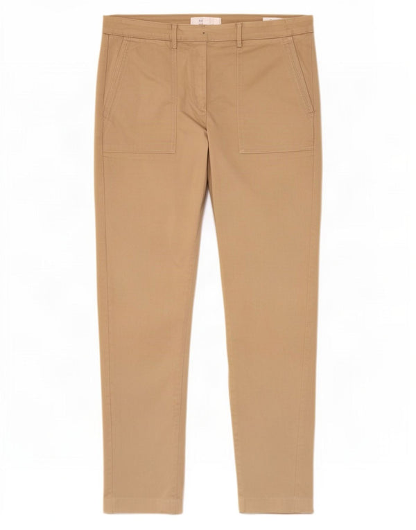 Marks & Spencer Pantalon chino slim pour femme UK 12 Medium W30 L27 Beige