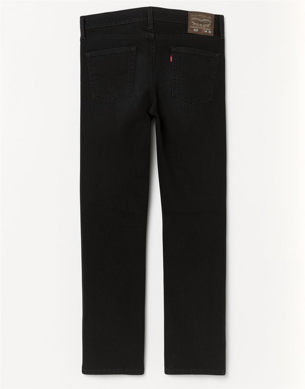 Levi's Jean Droit 513 Coupe Slim Homme Noir W34 L30 Coton