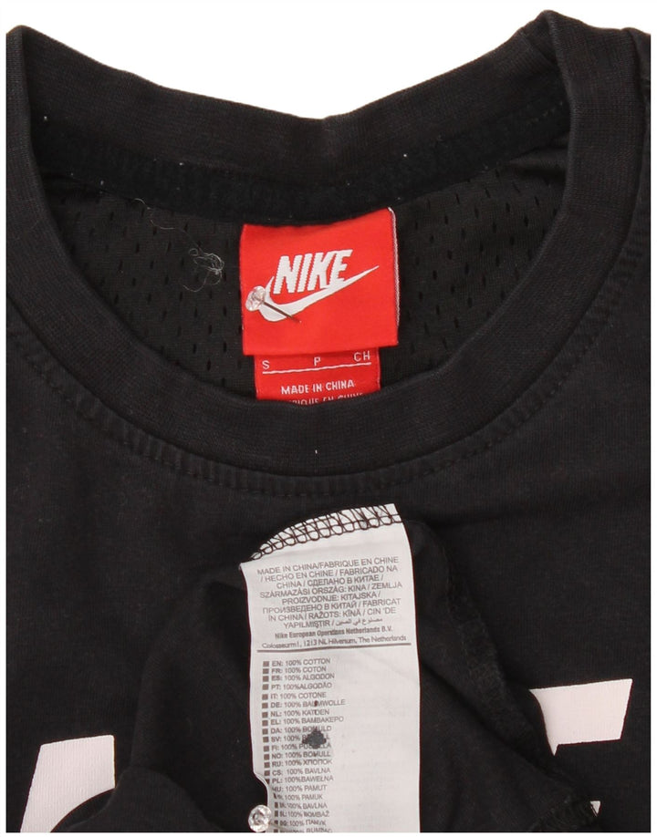 Nike Hommes Air Max Graphic T-Shirt Haut Petit Noir Coton