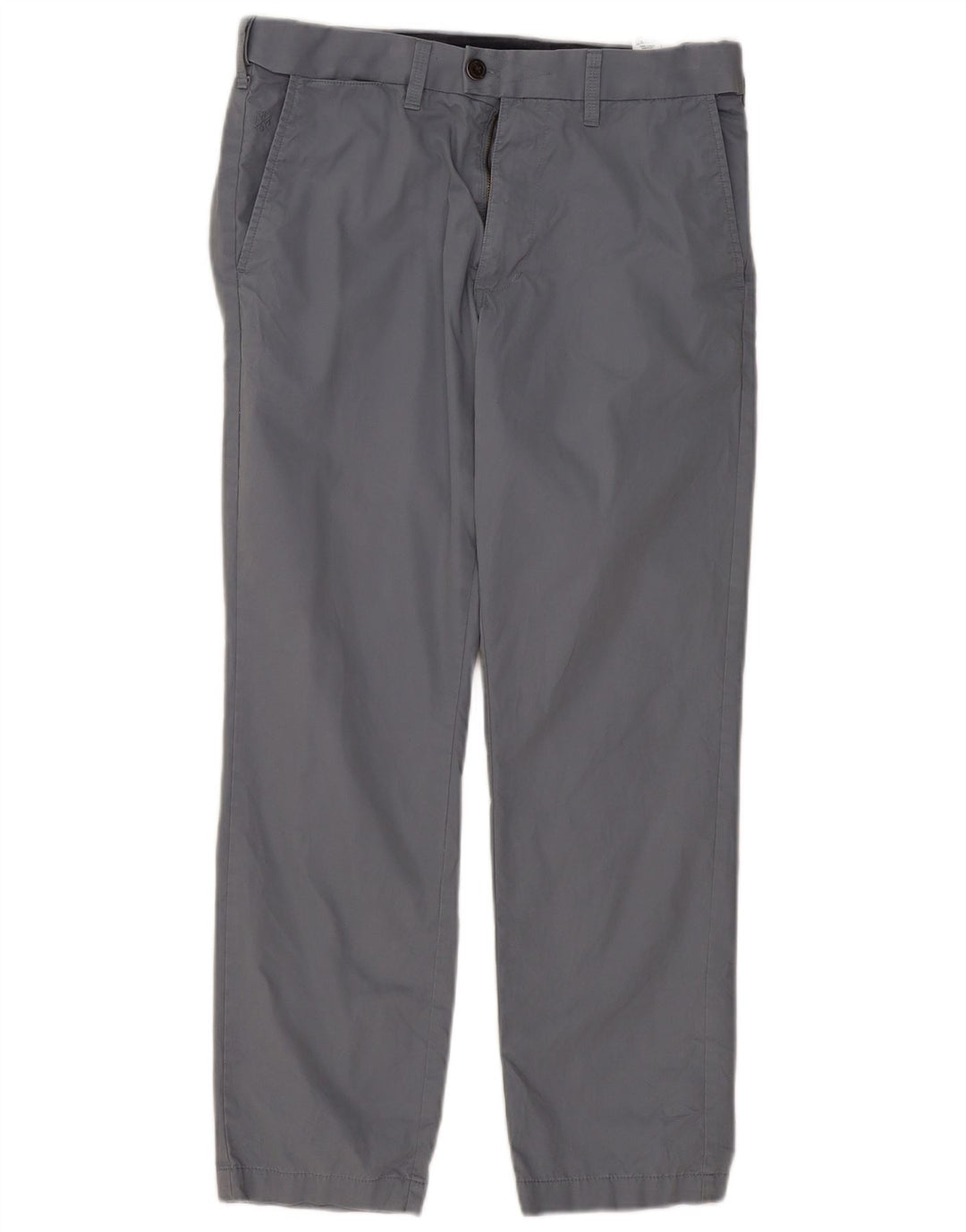 Marks & Spencer Pantalon de Costume Droit Homme W32 L29 Bleu Coton