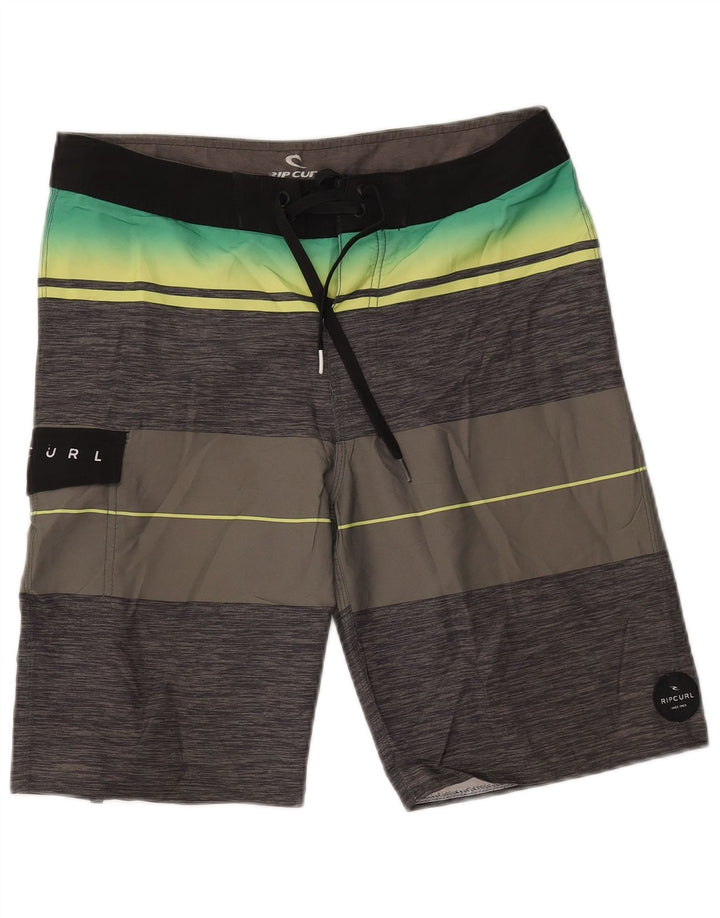 RIP CURL Short de Bain Homme Gris Moyen Colourblock
