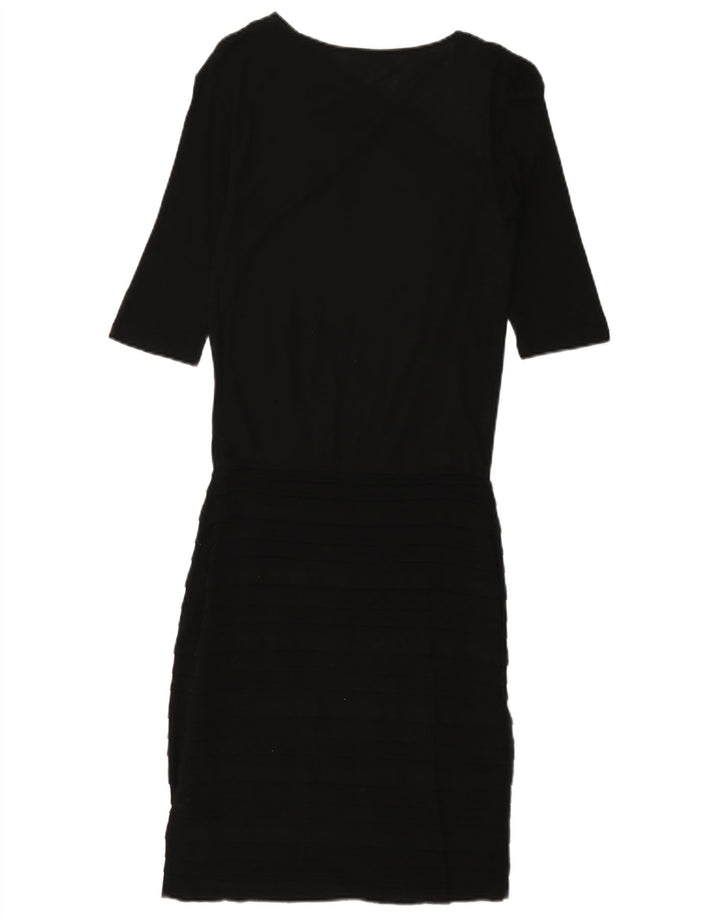 Max & Co. Robe droite à manches 3/4 pour femme UK 8 Small Noir