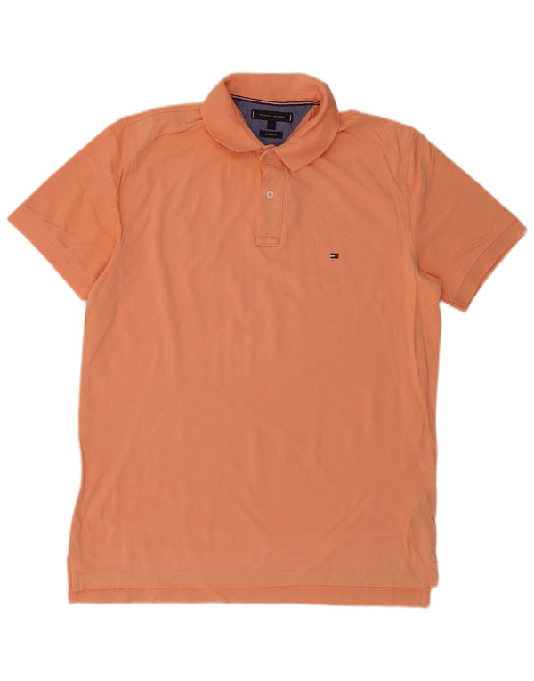 Tommy Hilfiger Polo Regular Fit Homme Coton Orange Large