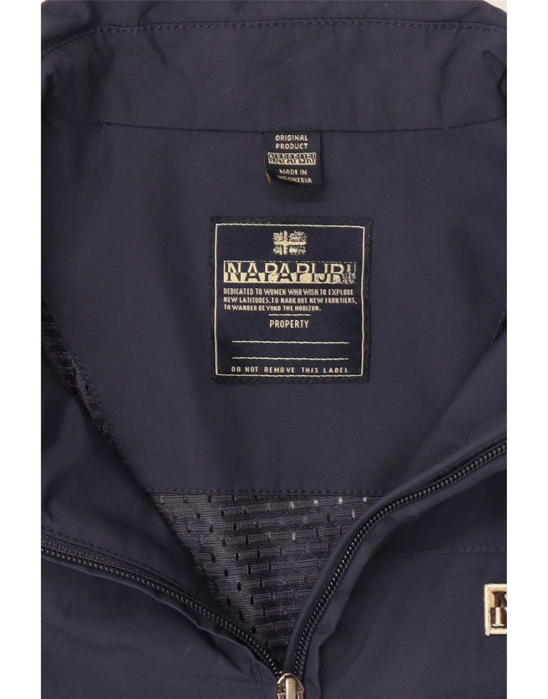 Napapijri Veste Bomber Femme UK 14 Large Bleu Marine