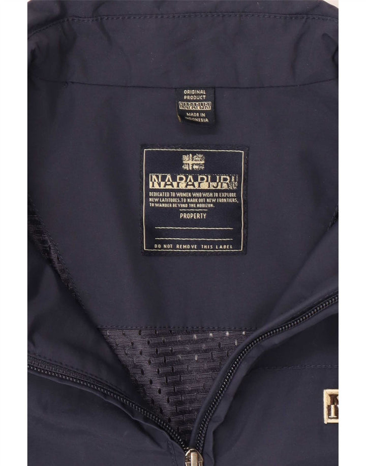 Napapijri Veste Bomber Femme UK 14 Large Bleu Marine
