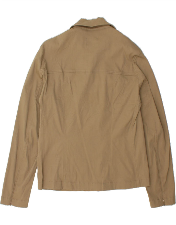 VINTAGE Womens Shirt UK 16 Large Brown Polyester Vintage Vintage and Second-Hand Vintage from Messina Hembry 