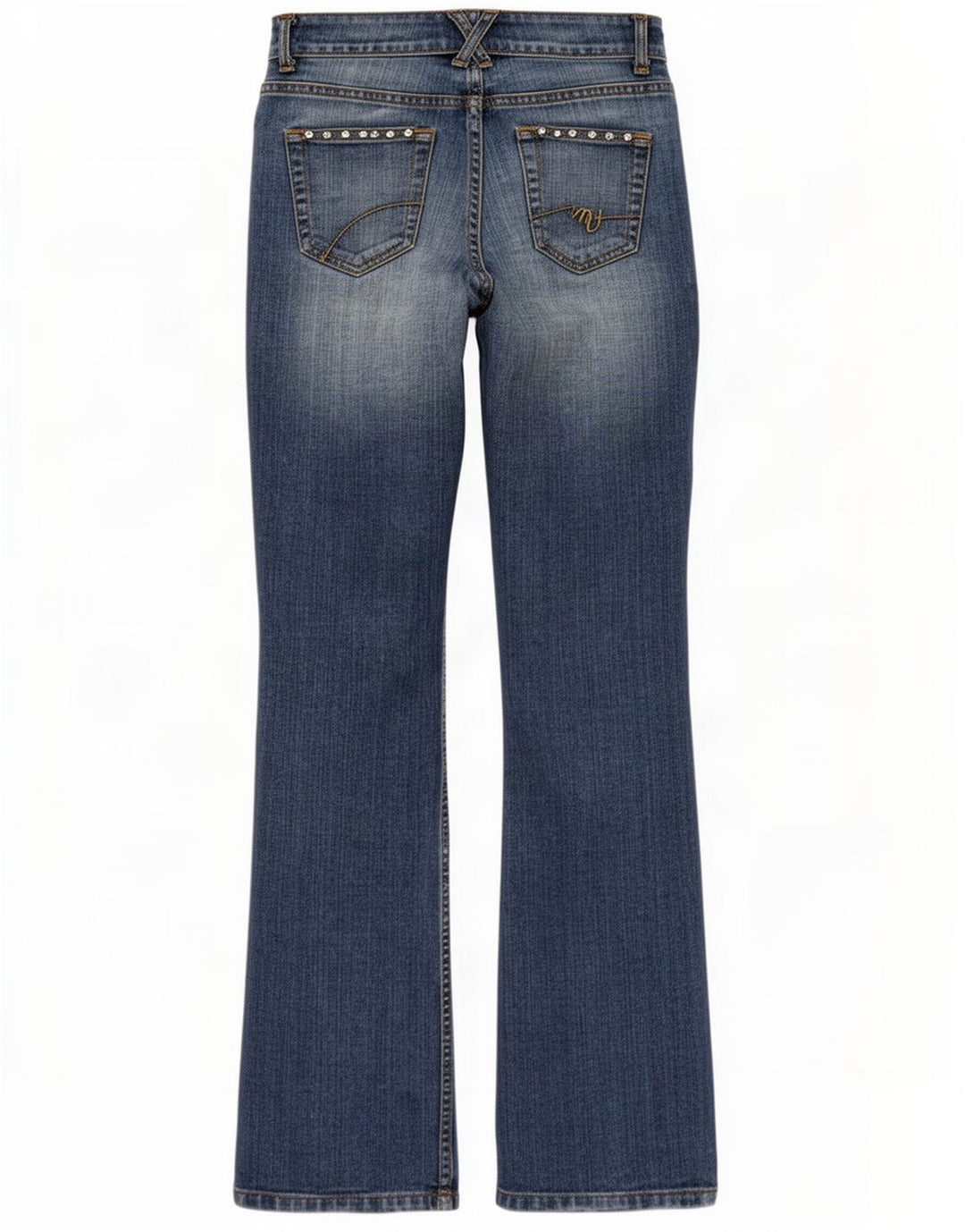 Tommy Hilfiger Jean droit vieilli pour femme US 4 Small W26 L33 Bleu