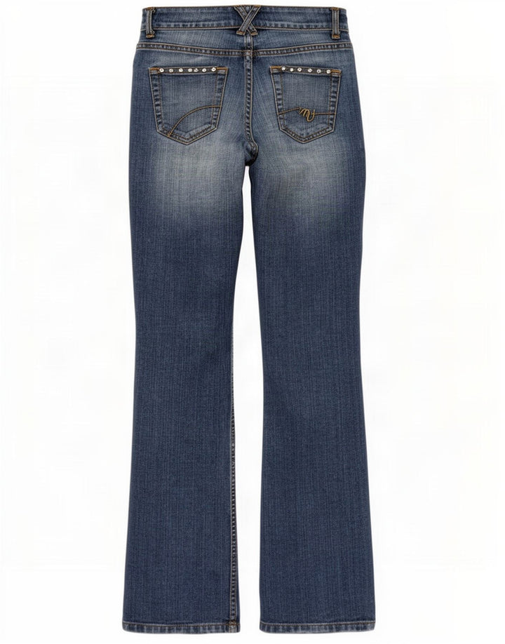 Tommy Hilfiger Jean droit vieilli pour femme US 4 Small W26 L33 Bleu