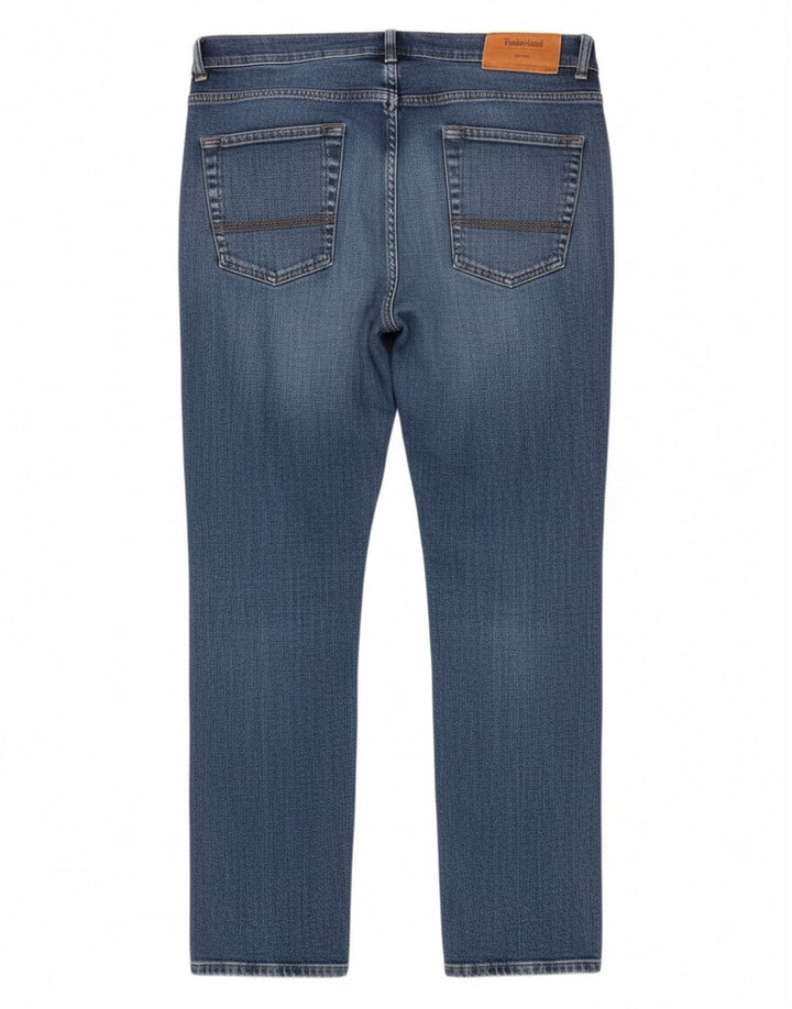 Timberland Jean droit homme W34 L32 bleu coton