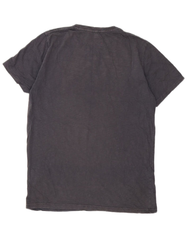 Jack & Jones Mens Regular Fit Graphic T-Shirt Top Large Gris Coton