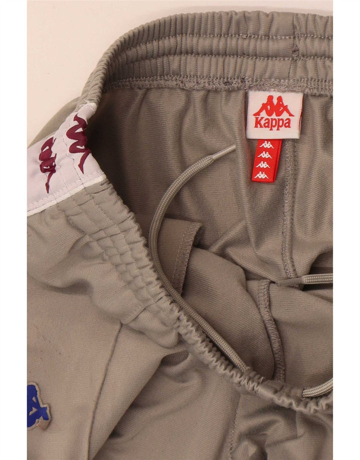 Kappa Pantalon de Survêtement Graphique Homme Joggers Small Gris Colorblock