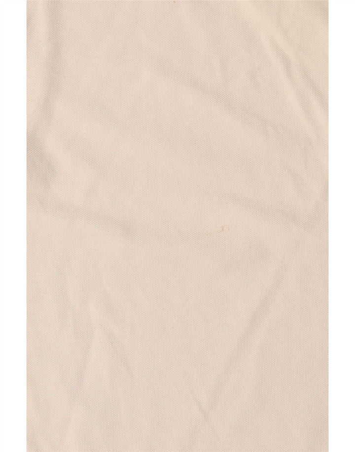Kappa Polo Graphique Homme Grand Blanc Coton