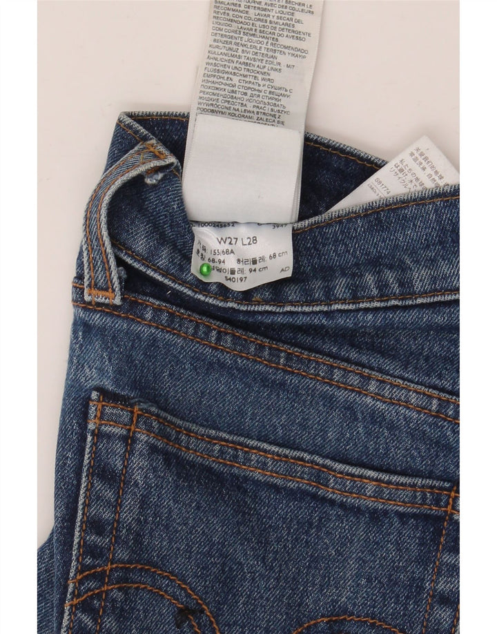 Levi's Jean Droit Femme W27 L28 Bleu Coton